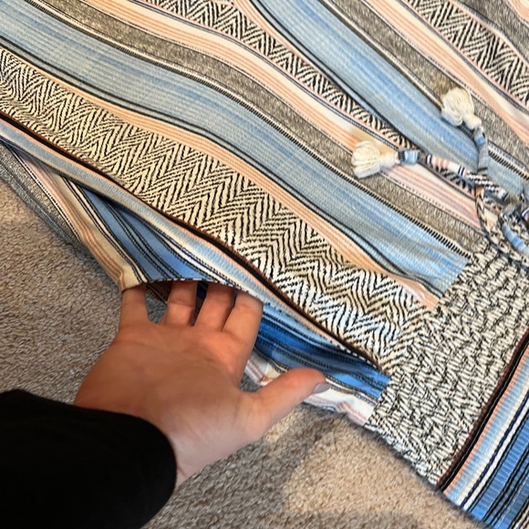 Venus Halter Tassel Striped Jumpsuit - XL (16) - Picture 6 of 13